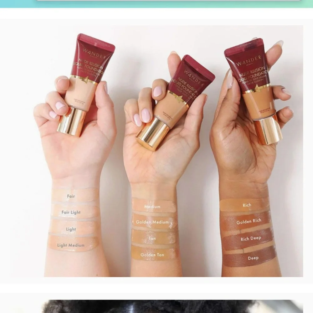 Wander beauty‎ nude illusion liquid foundation in Rich. New in box